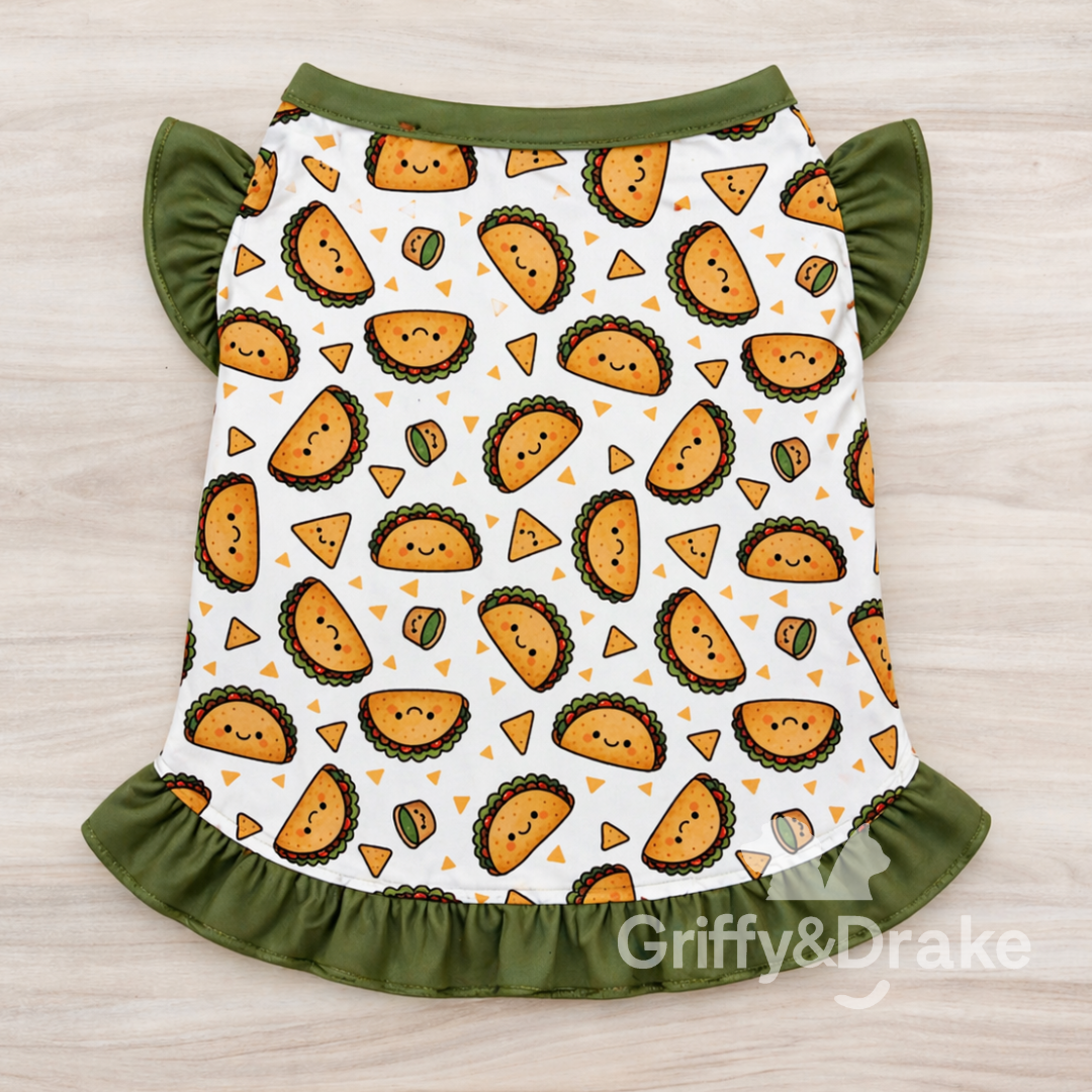 Taco Bout It Ruffled Dress